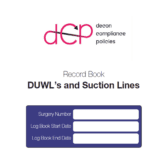 DUWL's and Suction Lines record book