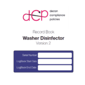 Washer Disinfector Record Book