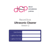 Ultrasonic Cleaner Record Book