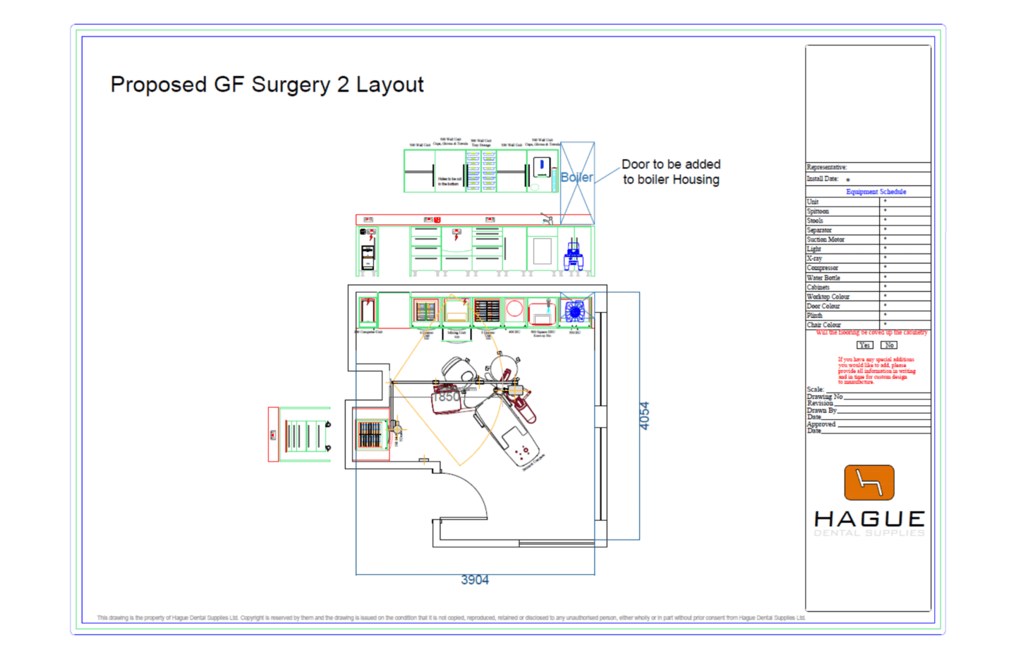 Surgery Layout CAD 3