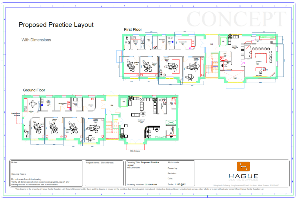 CAD Drawing - Practice Layout